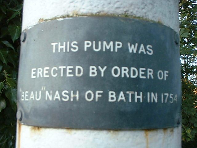 Poyle Pump with inscription-on-the-pump